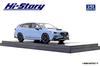 Hi Story 1/43 Scale Subaru Levorg STI Sport (2020) STI Sports Parts Cool Gray Khaki Finished Model HS333KH