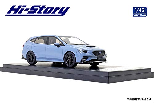 Hi Story 1/43 Scale Subaru Levorg STI Sport (2020) STI Sports Parts Cool Gray Khaki Finished Model HS333KH