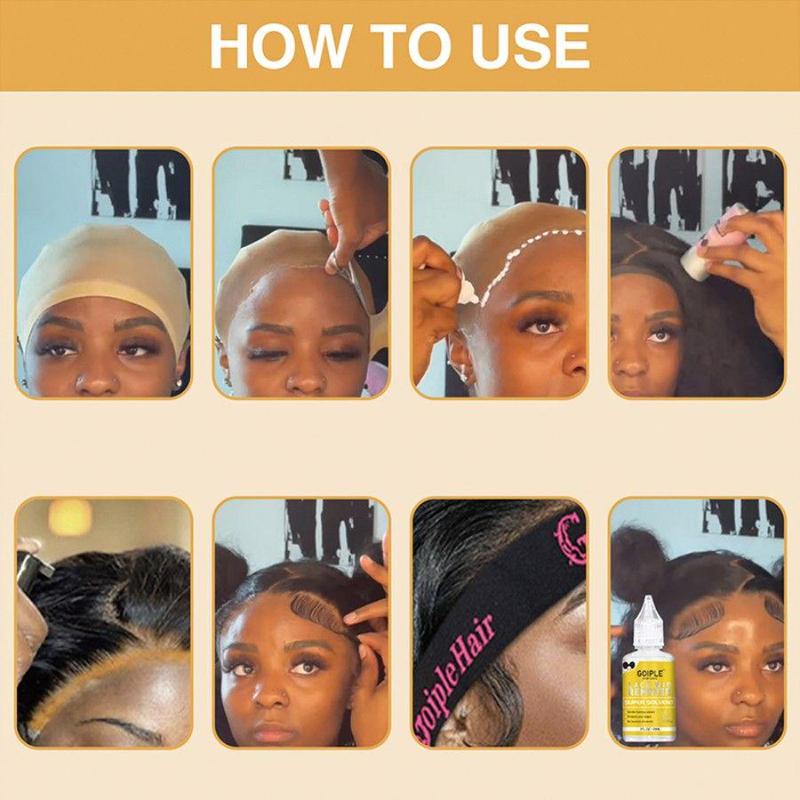 GOIPLE Wig Installation Kit Set with Lace Tint Mousse Melting Spray Wig Glue Remover Wax Stick Edge Control & Tools Wig Kit for Beginners & Daily