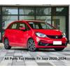 Для Honda Fit Jazz 2022 2023 2024 крышка кузова автомобиля передняя противотуманная фара рамка лампы наклейка для бровей ABS отделка детали