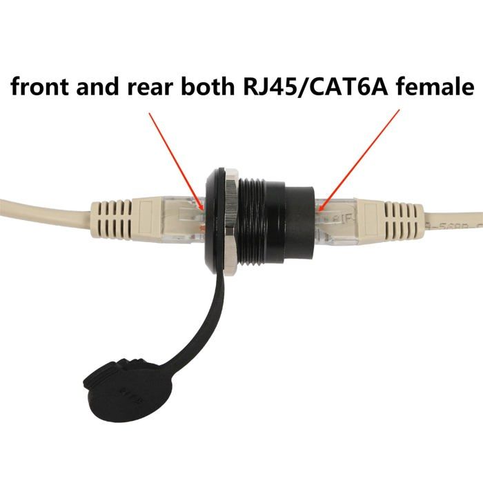 Connecteur RJ45 - QIANRENON - qian-78 - Cat6A - Étanchéité IP67 - Facile à installer
