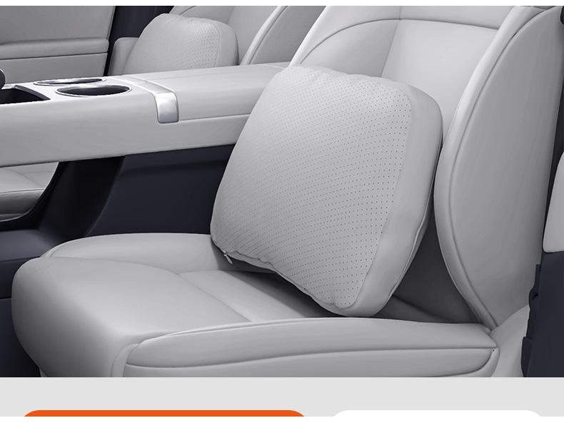 Equation Leopard Titanium 3 Headrest & Lumbar Support Set - Complete Car Interior Accessories