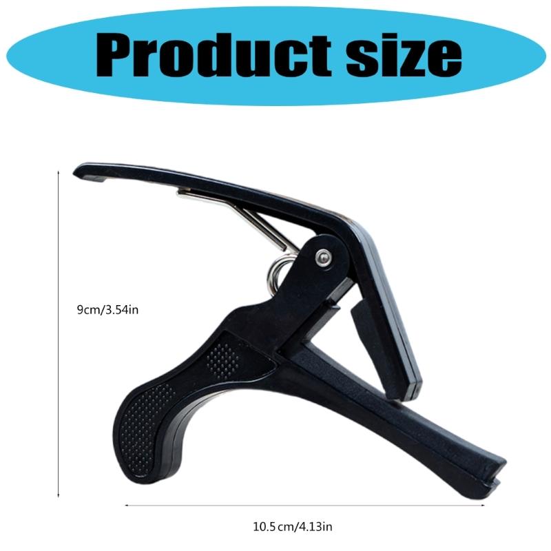 Acoustics & Electric Guitar Capo Tone Clip Portable Guitar Tunings Clamp Quick Change Guitar Capo Clip Easy to Use