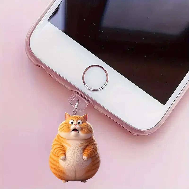 1/3 шт. Милый акриловый кулон-заглушка для пыли для телефона Чихуахуа для iPhone, Samsung и Xiaomi