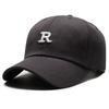 Autumn And Winter New Korean Version R Letter Embroidered Soft Top Baseball Cap Men'S And Women'S Trendy Brand Shade Sun Protect