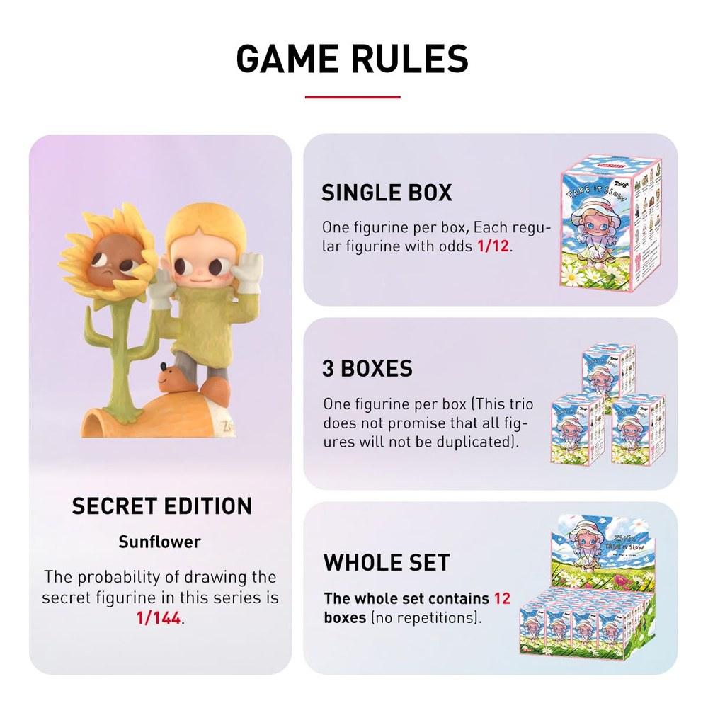 POP MART Zsiga Серия "Take It Slow" Фигурка-сюрприз Игрушка Гача Пластиковая Модель Подарок Аксессуар для Оши Официальный Продукт