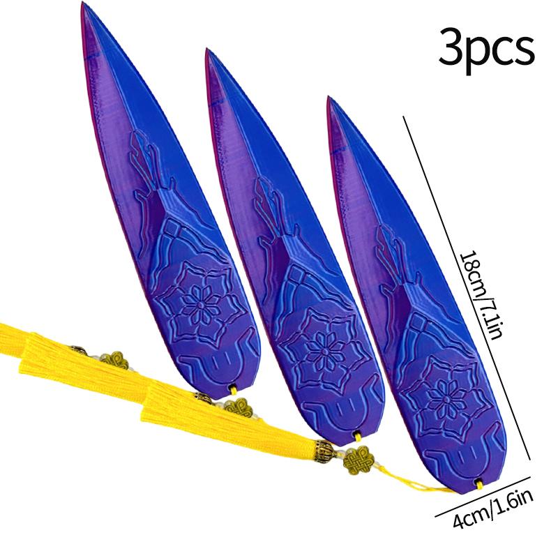 Zoey Kpop Demon Hunters Cosplay Lights Dart Weapons Roleplay Props for Girl Group Idol Halloween Carnival Costume Accessories