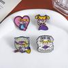 Magical Girl Enamel Pins Custom TRUST ME I Don't Care Brooches Lapel Badges Clothes Funny Jewelry Gift for Kids Friends