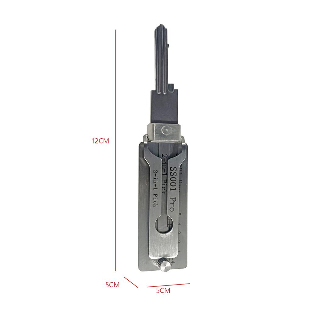 Прецизионный инструмент из нержавеющей стали SS001 Набор для извлечения уплотнительных колец Крюк Инструмент Набор для обслуживания и ремонта Декодер ключей Только для прямого паза