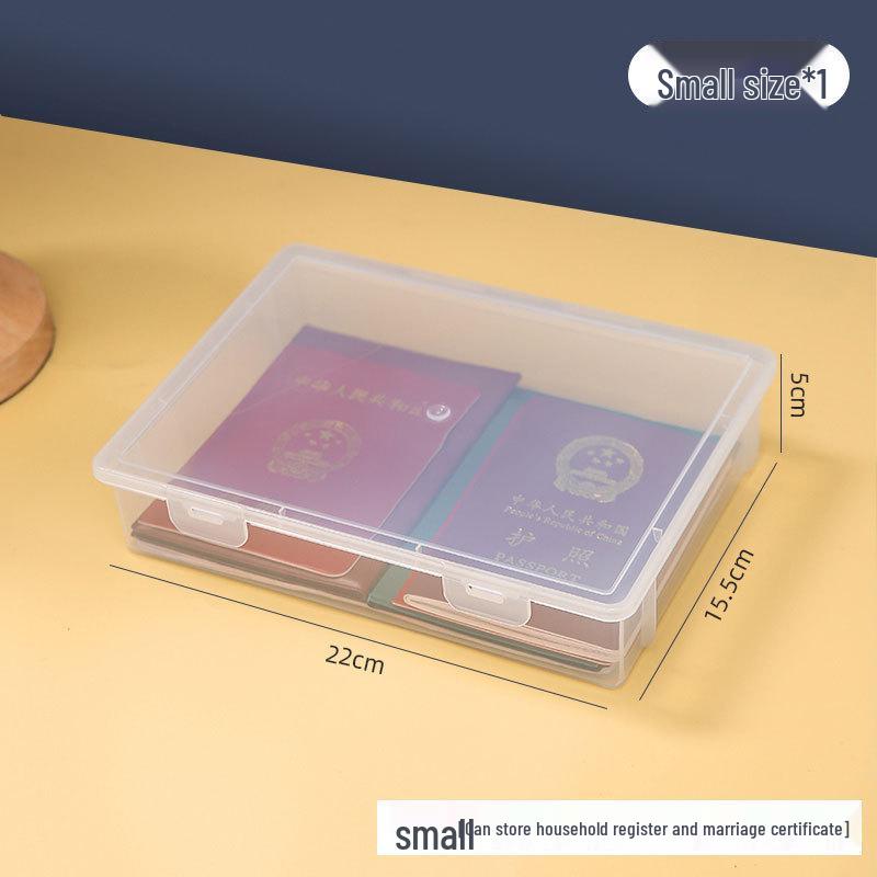 Пылезащитный ящик для хранения документов формата А4 с влагонепроницаемым пакетом для сертификатов и файлов