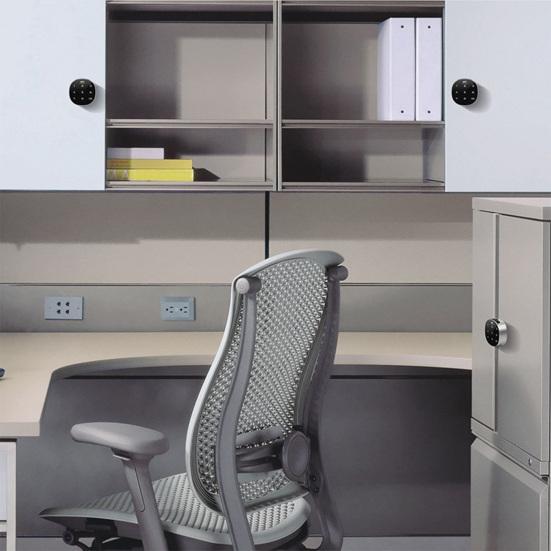 Code Lock Digital Zinc Alloy Code Combination Electronic Lock Battery Powered Punch Free Easy To Install Cabinet Password Safe Lock