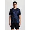 H M Sport Top Regular Fit dryMove Navy Blue