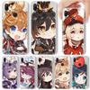 Милый чехол для телефона Genshin Impact Anime для Xiaomi Mi 11 Lite 12X 11T 10T 9T 12 Pro 11i 8 9 10 Ultra 5G 5X 6X Мягкий силиконовый чехол S