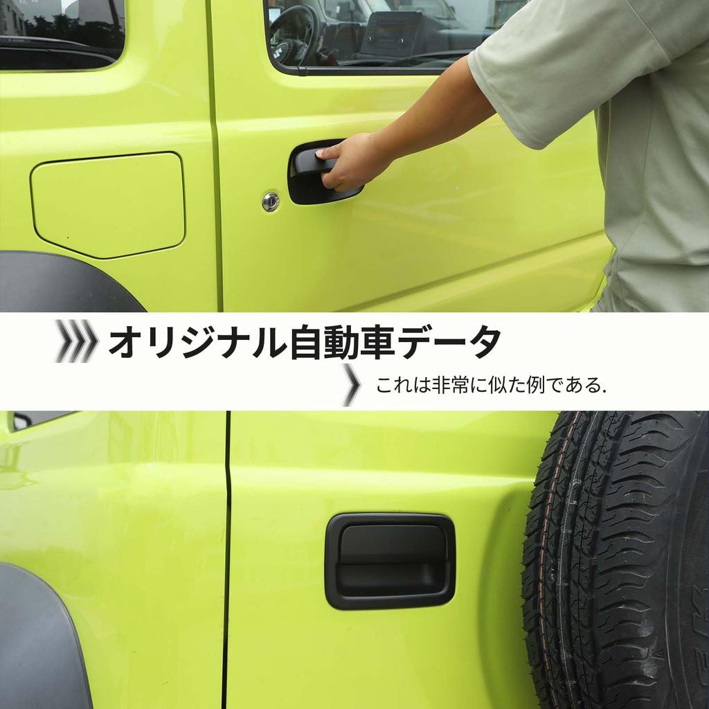 ANTC Подходит для Suzuki Jimny JB64 JB74 Защита дверных ручек Уплотнительная накладка Наклейка Защита
