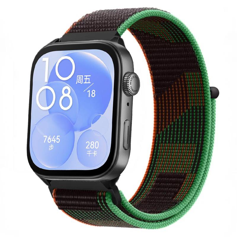 Нейлоновый петлевой ремешок для Huawei Watch Fit 3/4/4 Pro Дышащий спортивный браслет Ремешок для Huawei Watch Fit 4/Fit 4 Pro Браслет Ремень