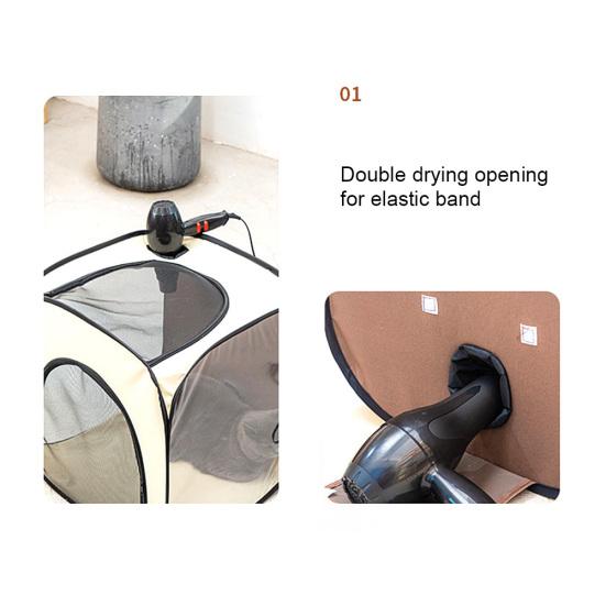 Портативный ящик для сушки домашних животных собак кошек фен клетка палатка ванна груминг дом комната