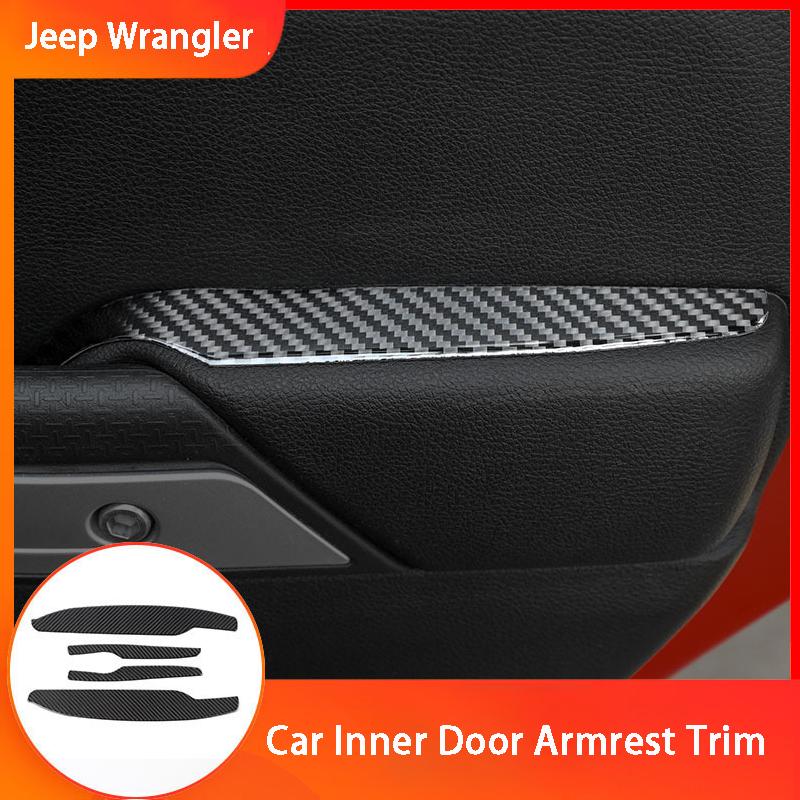 Центральный механизм управления из углеродного волокна, наклейки на внутреннюю отделку, украшения для стайлинга автомобилей, автомобильные аксессуары для Jeep Wrangler