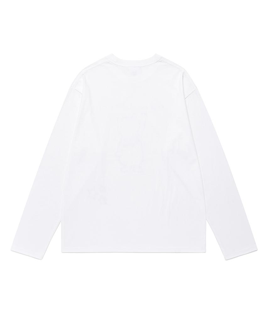 CAVISH Graffiti Cat Ls Tee White(Cv2Ffft552A)