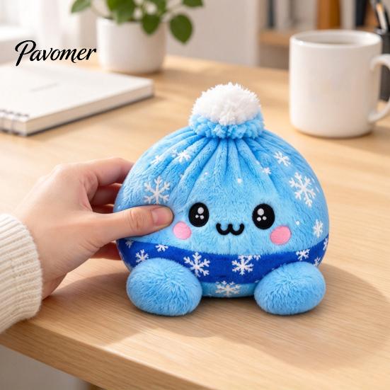 Мягкие игрушки для снятия стресса, Гигантская плюшевая подушка-пельмень, Милая мягкая игрушка-паровой пирожок, Эластичная подушка-антистресс из материала с медленным восстановлением, Игрушка-фиджет