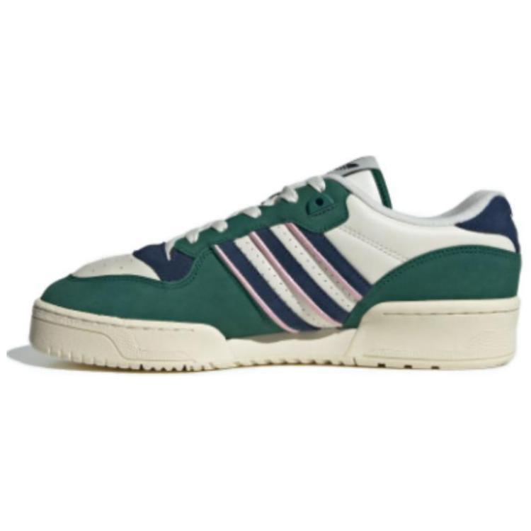 Adidas Originals Rivalry Non-Slip Durable Low-Top Skate Shoes Men Sneakers Green White IH0500