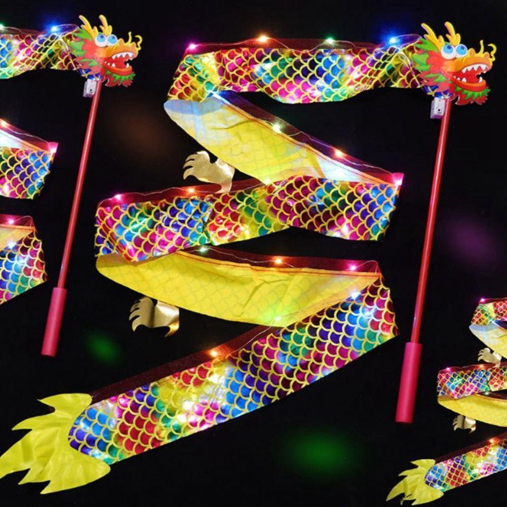 Multistyles Dance Stripe Ribbon 1/2meters Rhythmic Art Gymnastics Ballet Streamer Twirling Rod