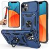 Case - BOOLING - for iPhone 13 - Rigid - Shockproof - Navy Blue