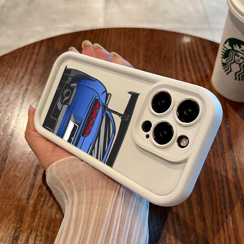 Мультяшный Tokyo JDM Мужской Чехол из Мягкого ТПУ для iPhone 16 15 11 13 14 12 Pro Max 15 Plus Mini 16Pro Ударопрочный Силиконовый Чехол для Телефона
