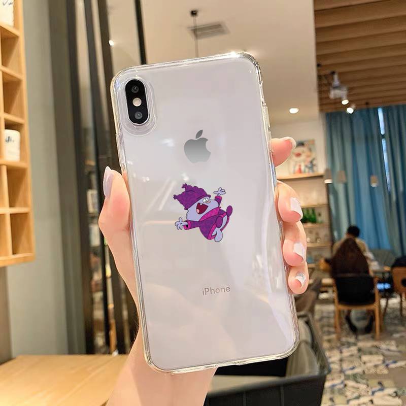 Чехол для телефона с героями мультфильмов Chowder TV для iPhone 11 12 Mini 13 14 15 Pro XS Max X Plus SE XR, прозрачный чехол