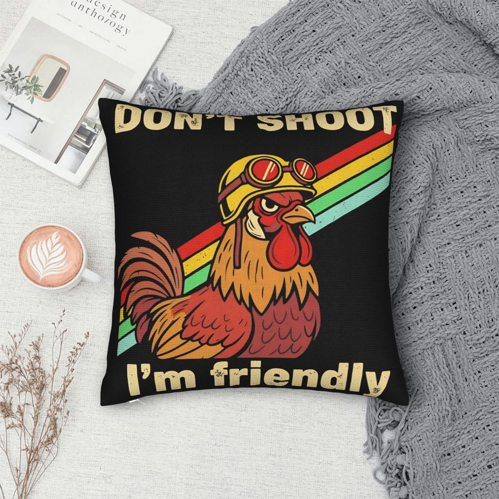 Bed Decor Don't Shoot I Need Apricots for My Chicken Arc Raiders Pillowcases Merch  Pillow Covers Zipper Multi-Size