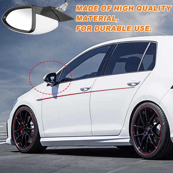 Зеркало заднего вида правое с подсветкой, подогревом и электрорегулировкой для Volkswagen Golf 7 MK7 MK7.5