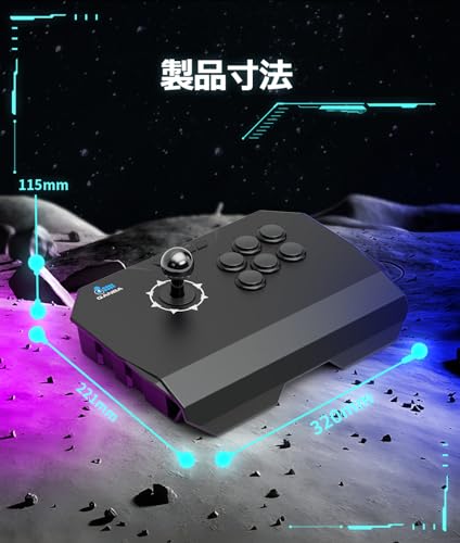 Qanba Джойстик N1 Thunder Arcade Джойстик Qanba N1 Thunder Arcade (Совместимость с ПК) Легкая и компактная модель для непрофессиональных пользователей N1-BQ