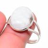 Moonstone Gemstone 925 Sterling Silver Jewelry Ring Size 10