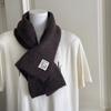 Fashion Design Cross Neck Scarf Warm Material Small Neck Scarves Decorative Collar Wrap  For Women