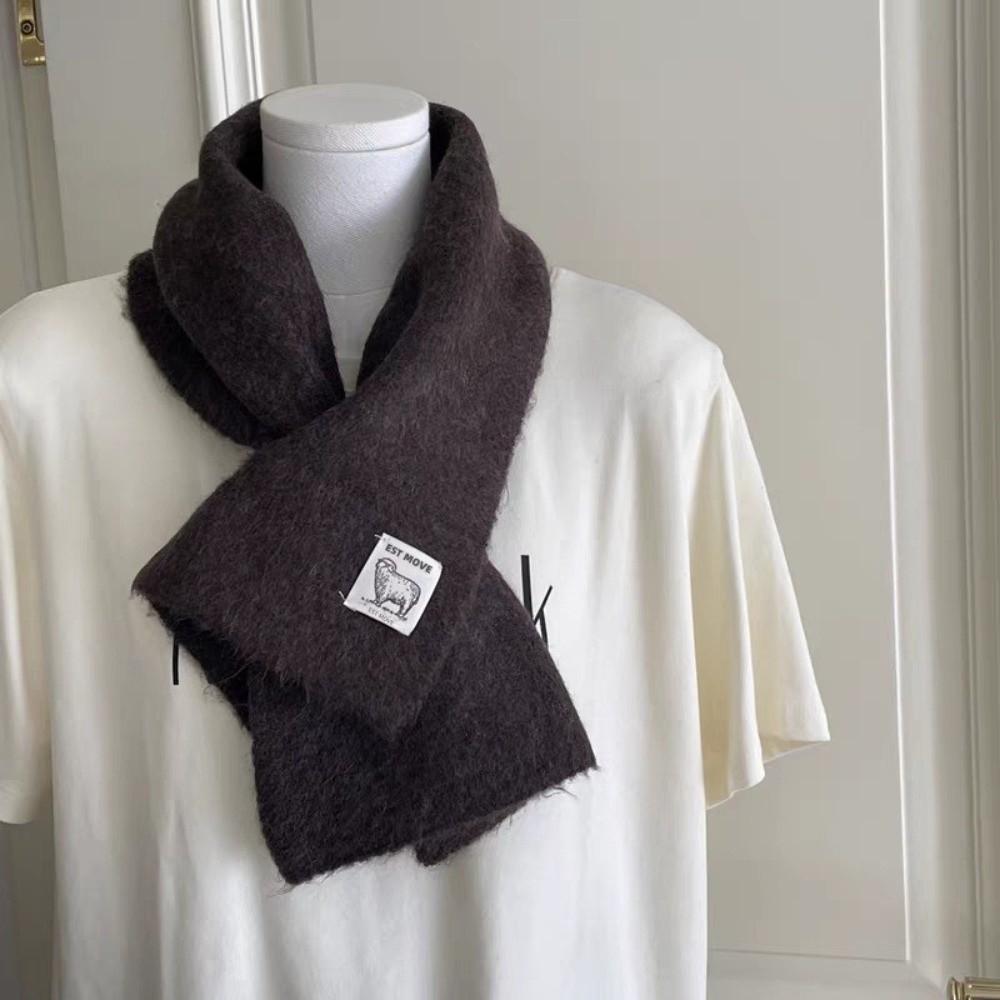 Fashion Design Cross Neck Scarf Warm Material Small Neck Scarves Decorative Collar Wrap For Women