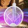 Handheld Foldable Mosquito Killler USB Charging Fly Swatter Electric Mosquito Killler  Bedroom