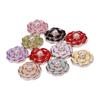 Flat Back Design Diamond Flower Embellishment Floral Pattern