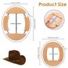 Деревянная растяжка для шляп 4-сторонняя регулируемая растяжка для шляп, формодержатель для кепок, премиальная подставка для шляп федора для хранения, ковбойская бейсболка
