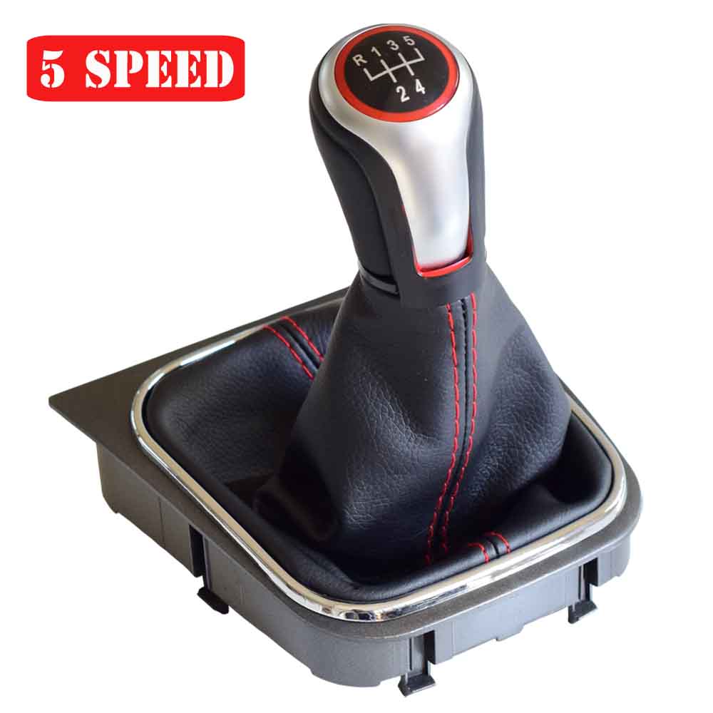 For VW Volkswagen Golf V 5/6 MK5 MK6 Scirocco(2009) Octavia Car Gear Shift Knob Lever Stick Pen Handle Boot Cover Gaiter Case