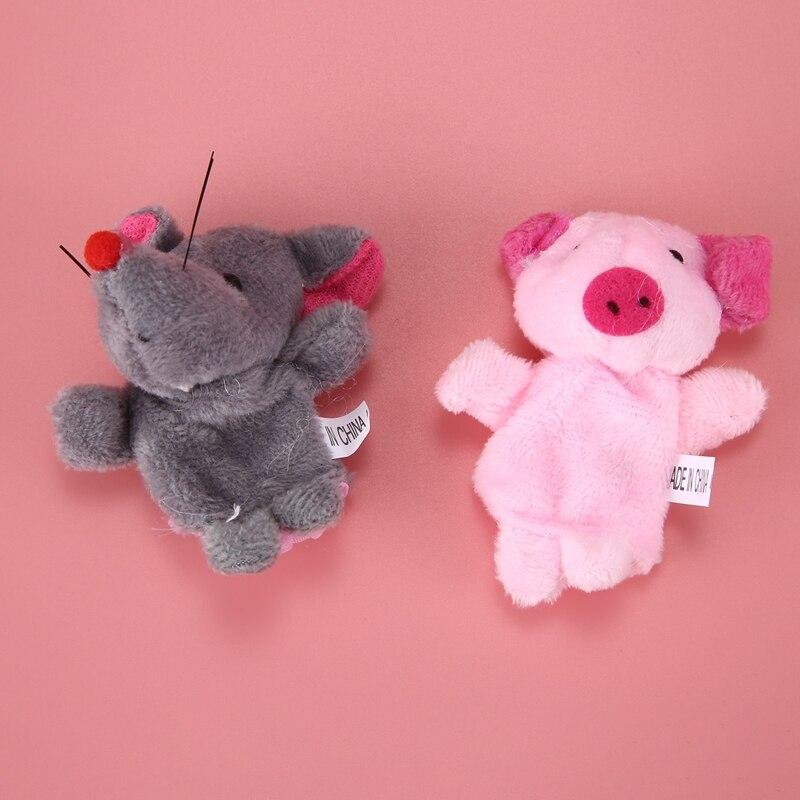 12 шт. пальчиковые куклы, тканевые куклы, детские семейные развивающие ручные игрушки с героями мультфильмов, реквизит для повествования