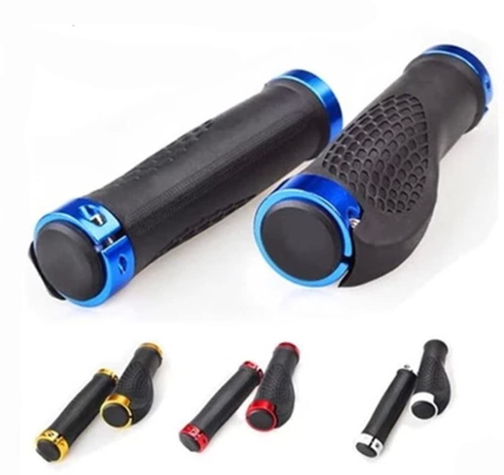 Эргономичные ручки руля Beatus для горных велосипедов, левая и правая, резиновые, тип A, комплект, ручки, (красный)