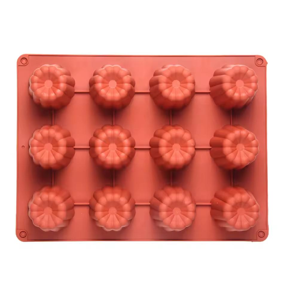8/12/18 Cups Silicone Mold Cupcake Baking Tray Muffin Cookie DIY Jelly Biscuit Pudding Candy Kitchen Accessories Cake Baking Pan