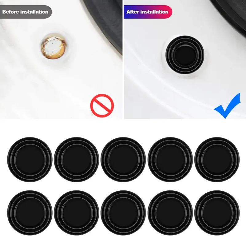 20pcs Car Door Anti-shock Silicone Pad Universal Anti-Noise Buffer Gasket Auto Soundproof Crash Pad Anti-collision Door Sticker