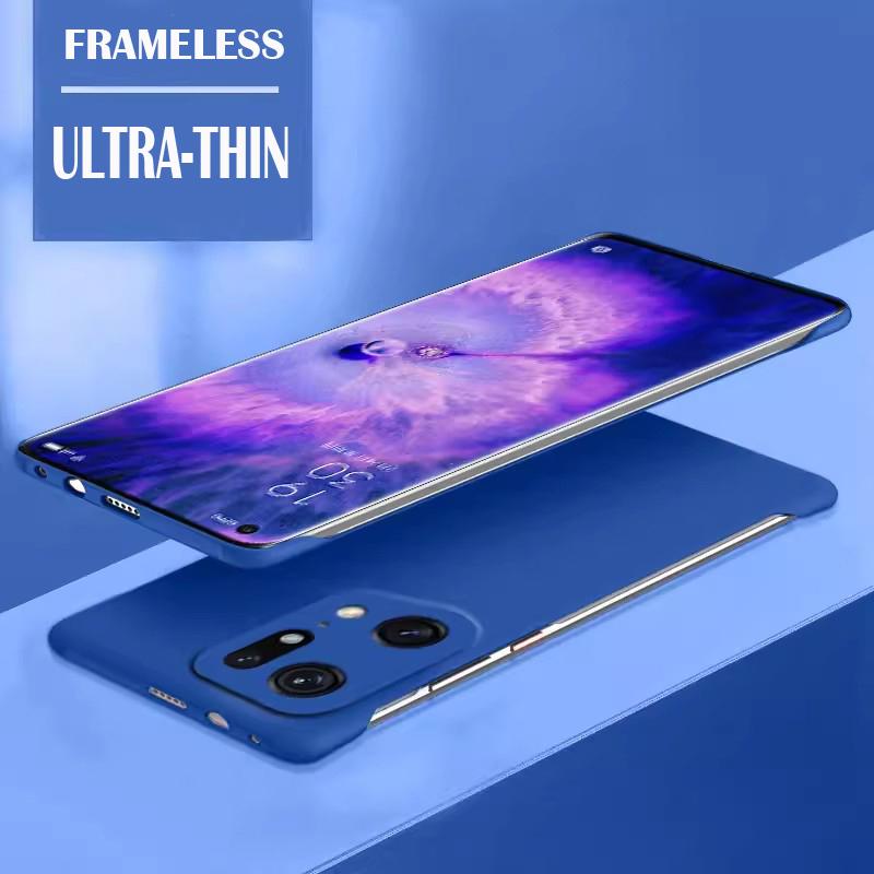 Твердый чехол-накладка из ПК цвета конфет без рамки для Oppo Find X6 pro X7 Ultra x6pro Противоударные ультратонкие чехлы