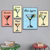 Плакаты для бара и подвесные картины КТВ, ингредиенты для коктейлей, декоративная живопись для отдыха, ночного клуба, персонализированная фреска, домашний декор