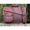 Leather Handmade Laptop Bag Satchel Messenger Handmade Bag Men's Women's