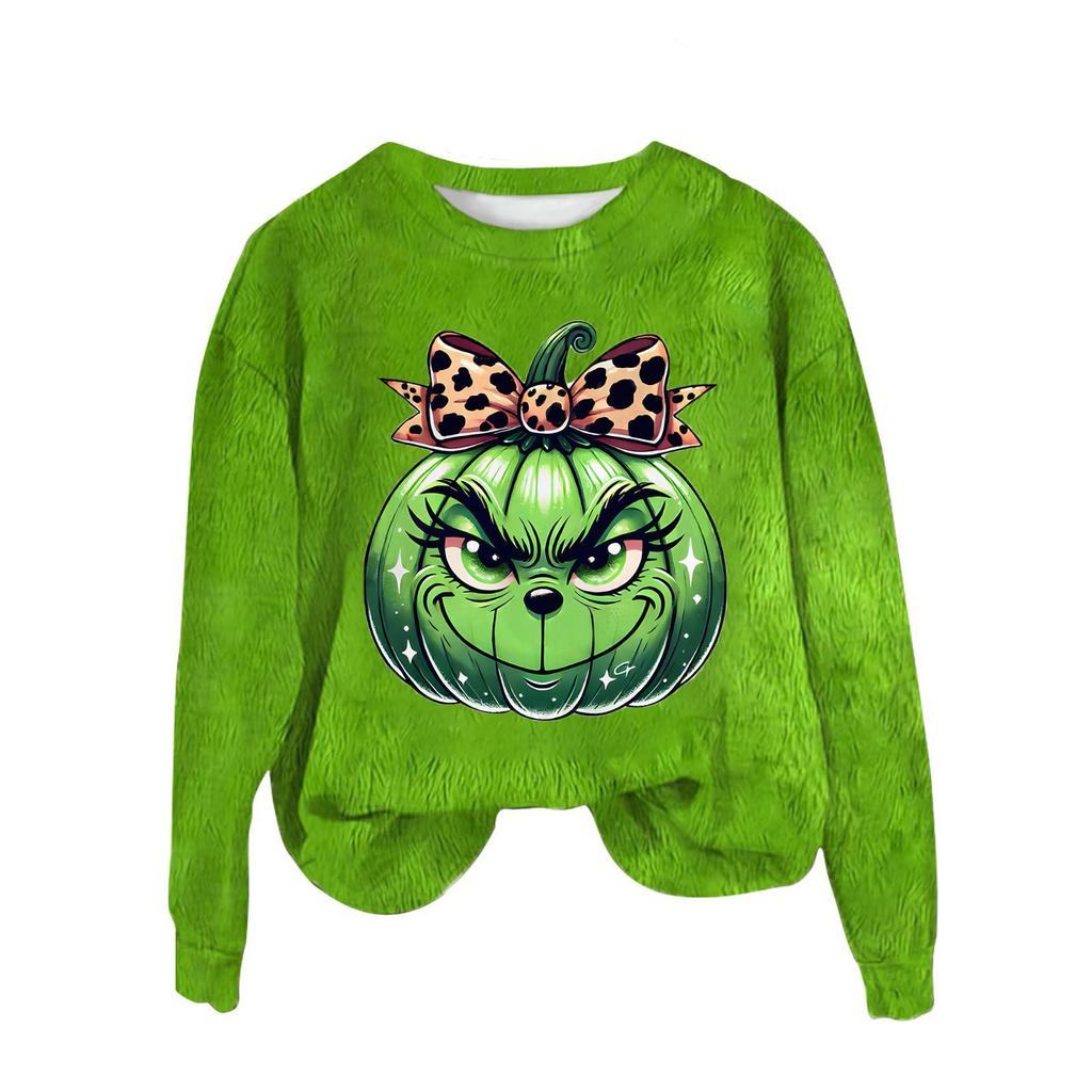 Женская толстовка, спортивная, рождественская, фланелевый пуловер, толстовка с длинным рукавом, повседневная толстовка