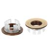 Round Ring Tub Drain Stopper Basin Insert Replacement Sink Hole Cover Trim Ring Cap Overflow Covers