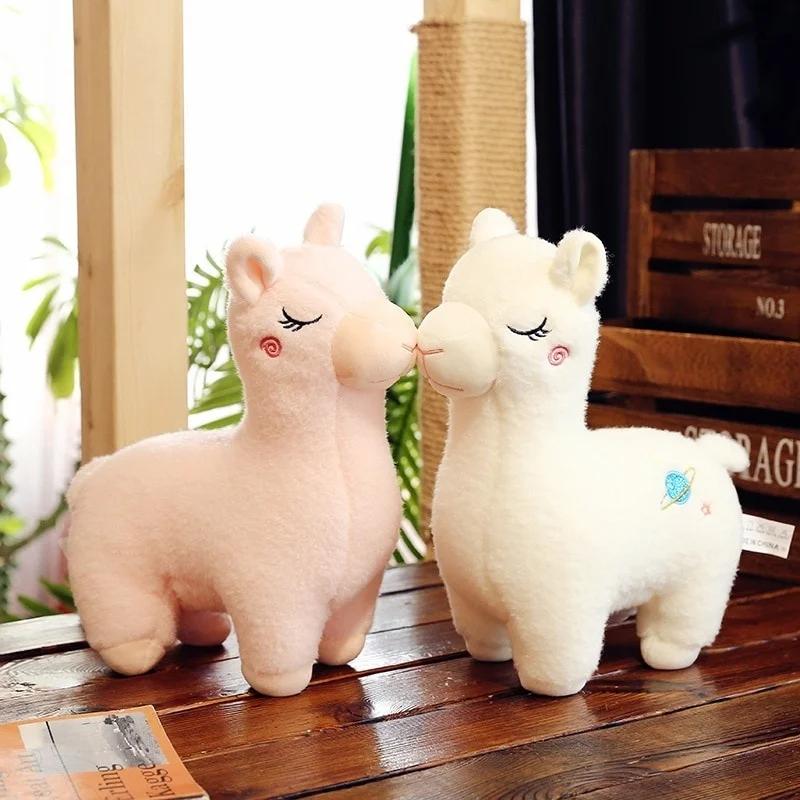 22cm Cute Alpaca Grass Mud Horse Plush Toy Doll Pillow Toys  Lovely Gifts for Children Boys and Girls