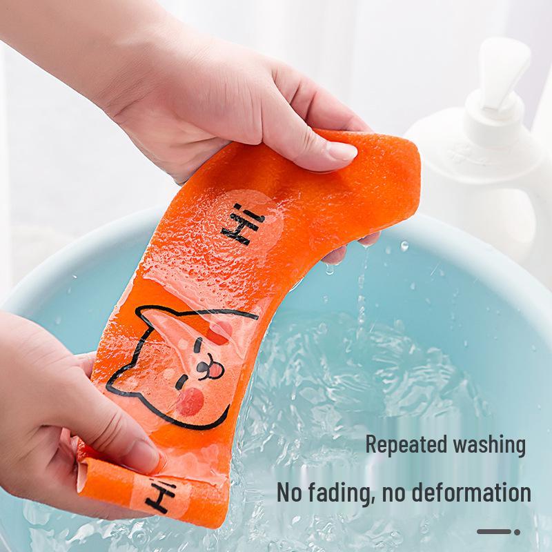 Four Seasons Cartoon Electrostatic Toilet Seat Cushion Pad - Warm, Thick, Adhesive, Universal Fit