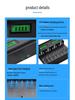 Eight-Slot USB LCD Universal Charger for AA/AAA/C/D Ni-MH Batteries with Type-C Charging